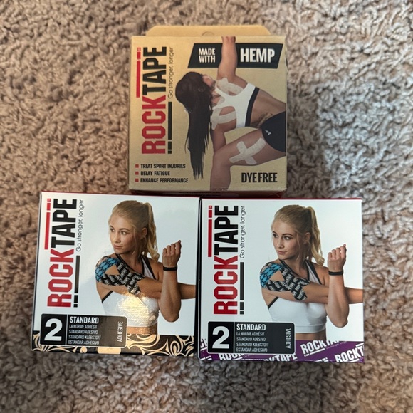 Rock Tape K-Tape Kinesiology Tape Set - Rock Floss Band - Purple, Hemp, Tattoo - Picture 3 of 7